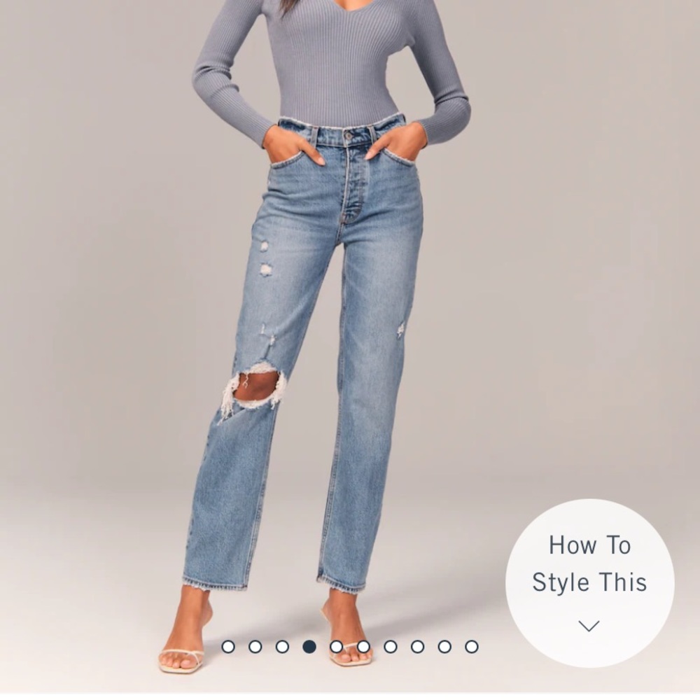 Abercrombie Dad Jeans